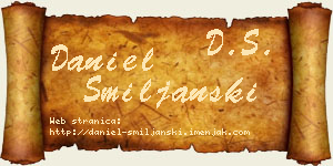 Daniel Smiljanski vizit kartica